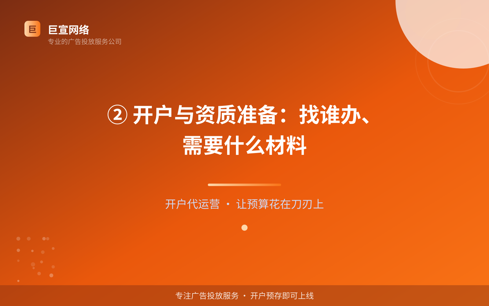 ② 开户与资质准备:找谁办、需要什么材料(费用与预算参考) ② 开户与资质准备:找谁办、需要什么材料(费用与预算参考)