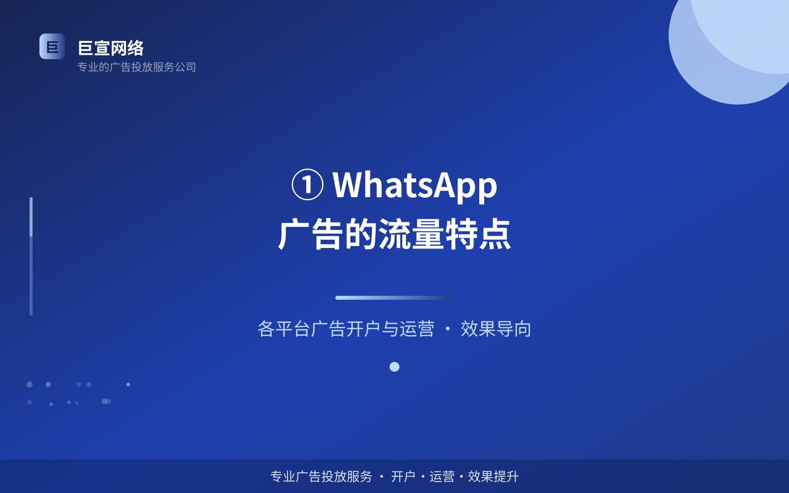 ① WhatsApp 广告的流量特点(费用与预算参考) ① WhatsApp 广告的流量特点(费用与预算参考)